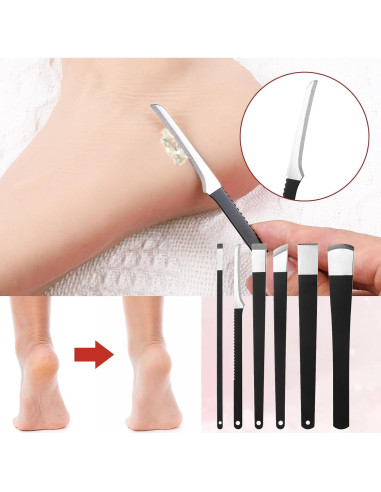 Kit de Remoción de Uñas Encarnadas LIQWEI 6 Piezas Acero Inoxidable