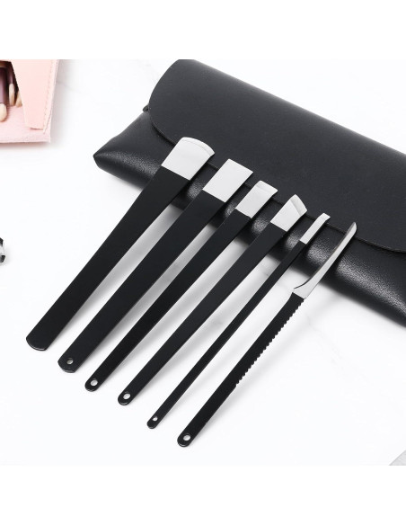 Kit de Remoción de Uñas Encarnadas LIQWEI 6 Piezas Acero Inoxidable
