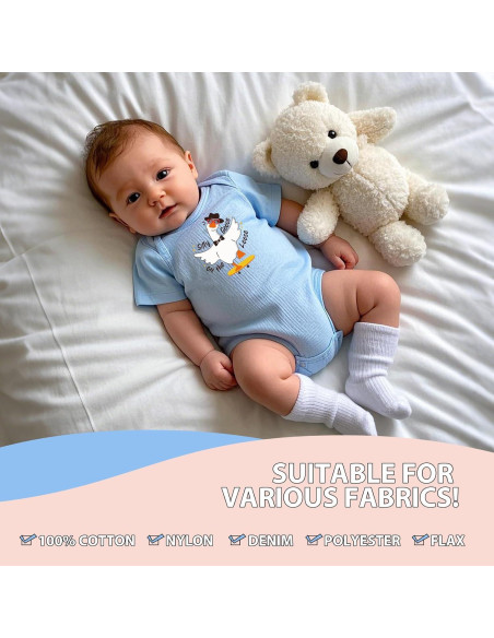 Transferencias de Planchado Falueqg - 36 Piezas para Bebés