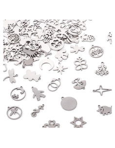 Conectores de Acero Inoxidable Craftdady 100 Piezas DIY Joyería