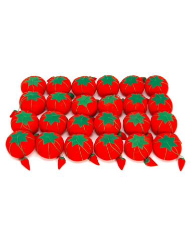 Almohadilla de Alfileres Dritz Tomate con Emery 1.9 cm Pack 24