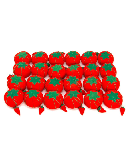 Almohadilla de Alfileres Dritz Tomate con Emery 1.9 cm Pack 24