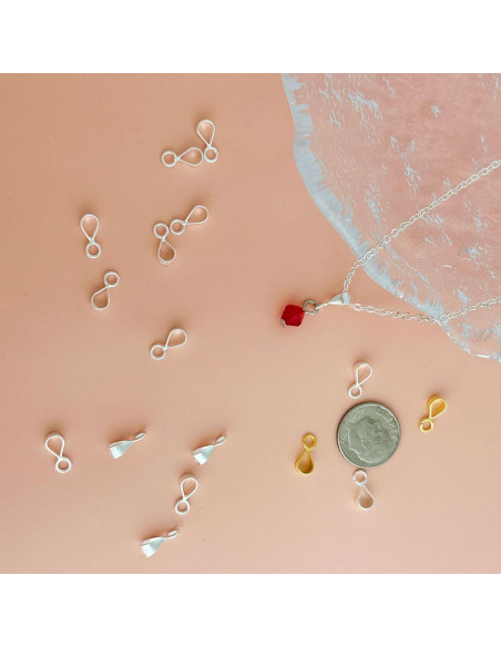 Ganchos de Joyería OHINGLT 925 Plata Esterlina 5 Pcs