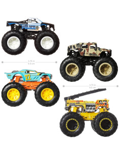 Juego de Camiones Monstruo Hot Wheels 4 Vehículos 1:64 2