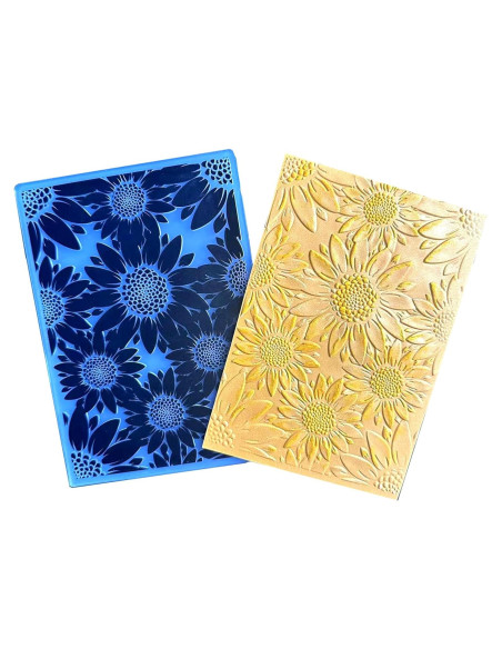 Carpeta de Embossing 3D Arbuya Girasoles 12.7x17.8cm