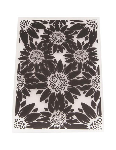 Carpeta de Embossing 3D Arbuya Girasoles 12.7x17.8cm