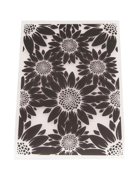 Carpeta de Embossing 3D Arbuya Girasoles 12.7x17.8cm