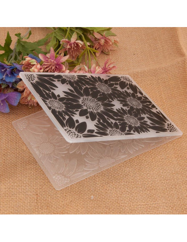 Carpeta de Embossing 3D Arbuya Girasoles 12.7x17.8cm