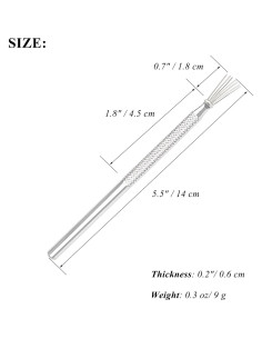 3 Herramientas de Aguja de Cerámica LXLVOUEG - Acero Inoxidable 2
