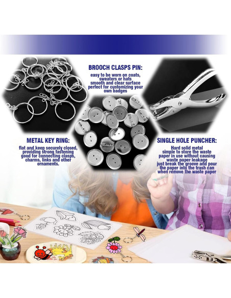 Kit de Hojas Termoencogibles Waltool 174 Piezas para Manualidades