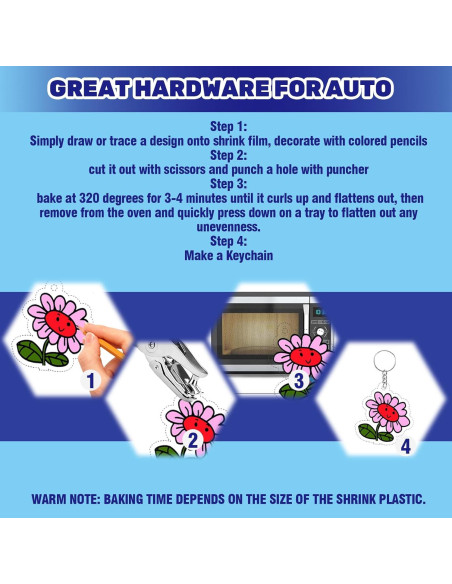 Kit de Hojas Termoencogibles Waltool 174 Piezas para Manualidades