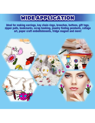 Kit de Hojas Termoencogibles Waltool 174 Piezas para Manualidades