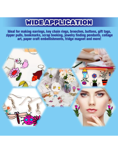 Kit de Hojas Termoencogibles Waltool 174 Piezas para Manualidades