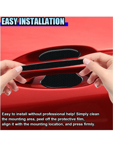 Calcomanías Protectores para Manijas de Puerta ZIMISI 8 Piezas