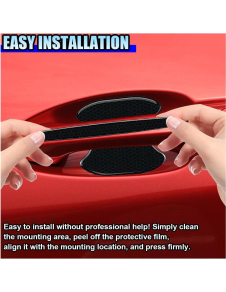 Calcomanías Protectores para Manijas de Puerta ZIMISI 8 Piezas