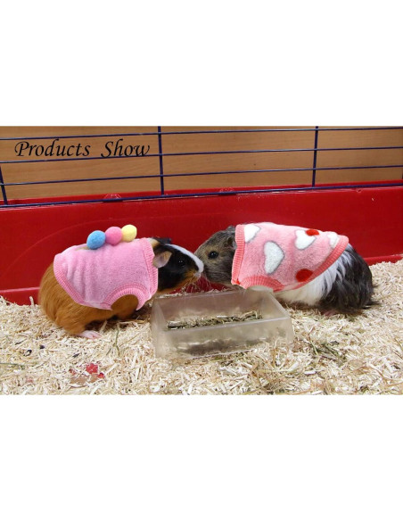 Ropa para Conejos y Cobayas CooShou XXS - Chaleco Suave