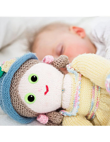 Ojos Móviles Brillantes en la Oscuridad UPINS 500PCS 6-12mm