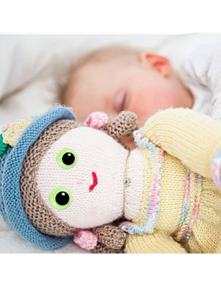 Ojos Móviles Brillantes en la Oscuridad UPINS 500PCS 6-12mm