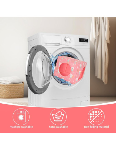 Refugio para Cobayas UPINS 25x25cm Casa Lavable Rosa