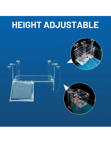 Plataforma de Sol para Tortugas AnRui Acrílico Super Grande
