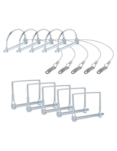 10 Pasadores de Remolque de Acero Fukaisu - 5 D y 5 Cuadrados