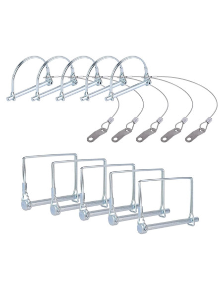 10 Pasadores de Remolque de Acero Fukaisu - 5 D y 5 Cuadrados