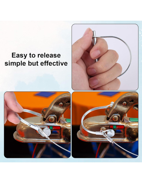 10 Pasadores de Remolque de Acero Fukaisu - 5 D y 5 Cuadrados