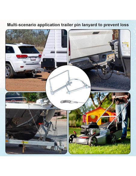 10 Pasadores de Remolque de Acero Fukaisu - 5 D y 5 Cuadrados