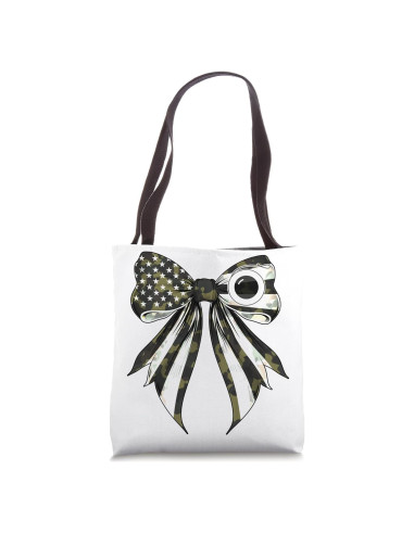 Bolsa Tote Camuflaje Bandera Americana Coquette 40.64 cm
