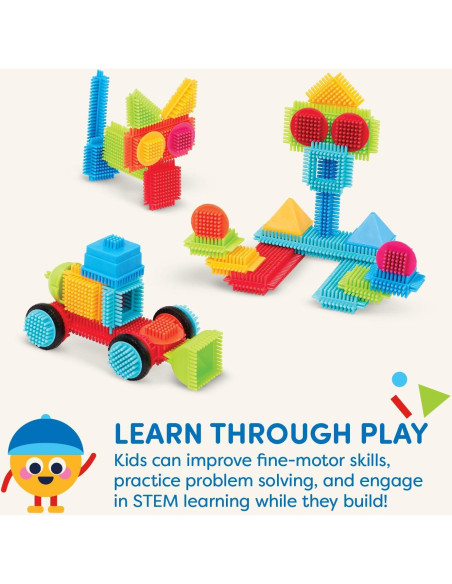 Bloques de Construcción Interconectables Battat 50 Piezas