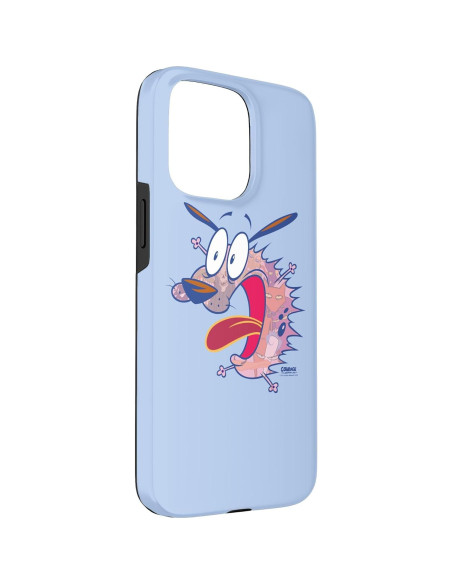 Funda Protectora Courage el Perro Cobarde para iPhone 15 Pro Max