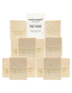 Jabón Artesanal Vegano Leche de Coco y Cáscara de Nuez 12 Unidades