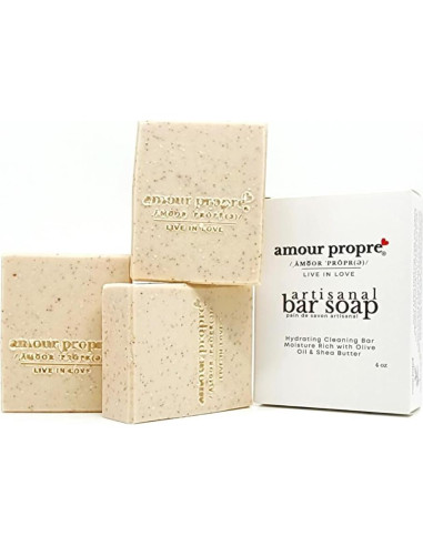 Jabón Artesanal Vegano Leche de Coco y Cáscara de Nuez 12 Unidades