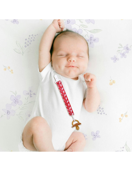 Clip de Chupete para Bebé - Set de 6 Navidad - Calidad Premium