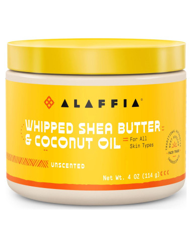 Manteca de Karité Batida Alaffia 113g - Sin Fragancia, Hidratante