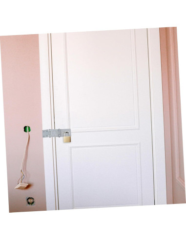 Cerraduras de Pestillo de Seguridad Veemoon - 6 Pcs, Blanco