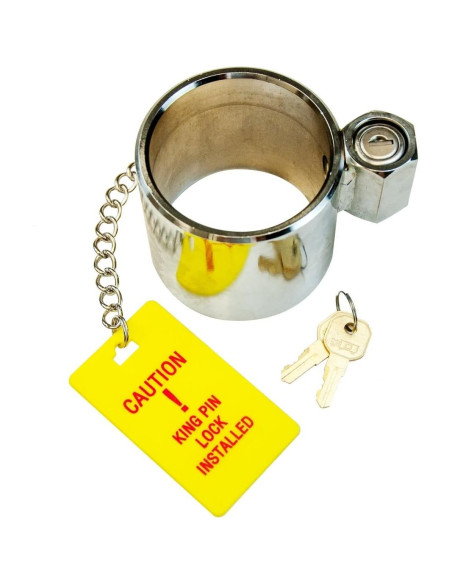 Cerradura King Pin VULCAN KPL002 - Acero Cromado Alta Resistencia