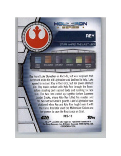 Tarjeta Coleccionable Star Wars 2020 Topps Rey Holocron 2