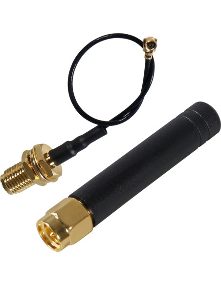 5PCS Antena LoRa 915MHz 2dBi U.FL IPEX a SMA DWEII