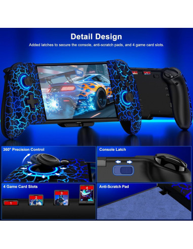 Controlador Inalámbrico Gammeefy para Nintendo Switch - Joystick Hall