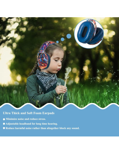 Auriculares Protectores Auditivos para Niños PROTEAR NRR 25dB