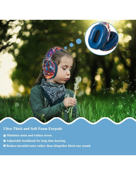 Auriculares Protectores Auditivos para Niños PROTEAR NRR 25dB