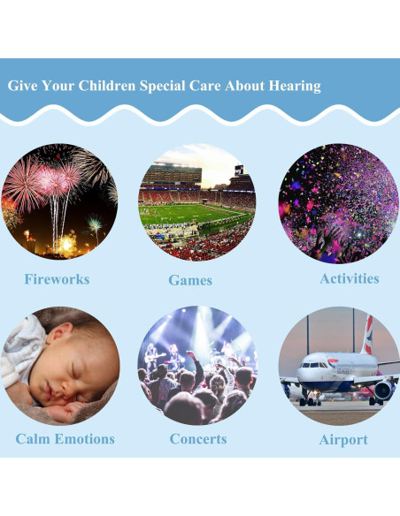 Auriculares Protectores Auditivos para Niños PROTEAR NRR 25dB