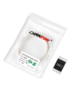 Resistores SMD 0603 Chanzon 100 Piezas 0 Ohm 1/10W 1% Tolerancia