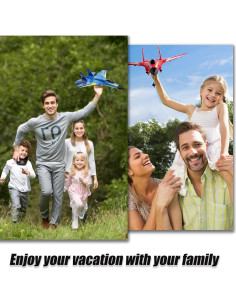 Avión RC Crohorizon Azul 2 Canales 2 Baterías 0.41 kg 2