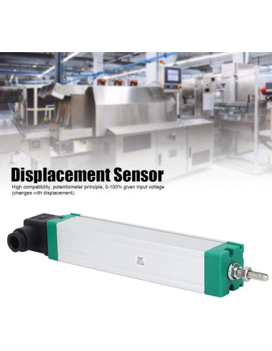 Sensor de Desplazamiento Fafeicy KTC-100 Acero Inoxidable IP67