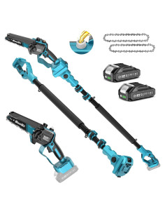Sierra Eléctrica de Poste SEESII PS600 2-en-1 15 cm Inalámbrica