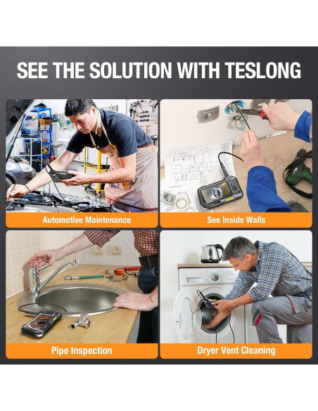 Cable de Reemplazo para Endoscopio Teslong 3.05m IP67 5.5mm