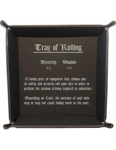 Bandeja de Dados Colapsable PrecisionNC Cuero Sintético Negro 2