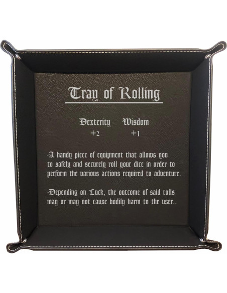 Bandeja de Dados Colapsable PrecisionNC Cuero Sintético Negro